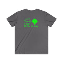 Load image into Gallery viewer, DCYG Green Logo Fitted V-Neck Short Sleeve Tee
