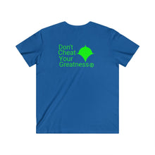 Load image into Gallery viewer, DCYG Green Logo Fitted V-Neck Short Sleeve Tee
