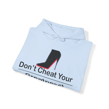 Load image into Gallery viewer, DCYG Black Red Bottoms Heavy Blend™ Hooded Sweatshirt
