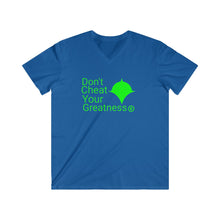 Load image into Gallery viewer, DCYG Green Logo Fitted V-Neck Short Sleeve Tee

