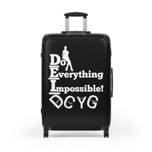 Load image into Gallery viewer, DCYG DEI 24BW White Logo &amp; Black Suitcase
