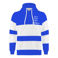 DCYG 25NC White Logo  White Stripes, Royal Blue  Mens All Over Print Hoodie All Over Print Hoodie
