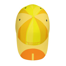 Load image into Gallery viewer, DCYG Orange &amp; Yellow S24 Curved Brim Baseball Cap (AOP)
