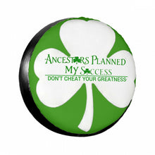 Load image into Gallery viewer, Ancestors Irish, Green Logo &amp; Green Tire cover

