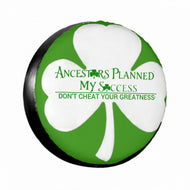 Ancestors Irish, Green Logo & Green Tire cover