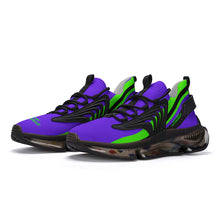 Load image into Gallery viewer, DCYG Purple &amp; Green Air Max React Sneakers - Black
