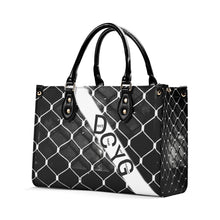 Load image into Gallery viewer, 45 Dgr Black Logo &amp; Black Screen Multiple Sizes Upgraded Luxury Women PU Leather Handbag
