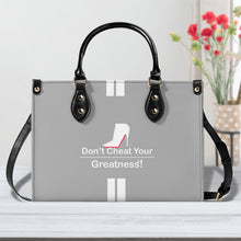 Load image into Gallery viewer, DCYG White Red Bottoms &amp; Grey Multiple Sizes Upgraded Luxury Women PU Leather Handbag
