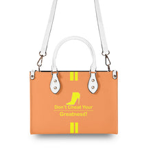 Load image into Gallery viewer, DCYG Yellow Red Bottoms &amp; Orange Multiple Sizes Upgraded Luxury Women PU Leather Handbag
