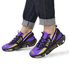 Load image into Gallery viewer, DCYG X2 Purple &amp; Gold, Air Max React Sneakers - Black
