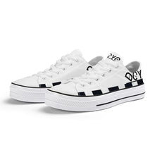 Load image into Gallery viewer, DCYG Xclusive Unisex Classic Low Top Canvas Shoes - White
