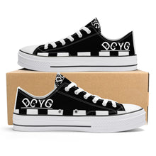 Load image into Gallery viewer, DCYG Xclusive Unisex Classic Low Top Canvas Shoes - White

