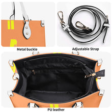Load image into Gallery viewer, DCYG Yellow Red Bottoms &amp; Orange Multiple Sizes Upgraded Luxury Women PU Leather Handbag

