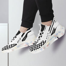 Load image into Gallery viewer, DON'T DX4 White Logo Black Stripes &amp; White Air Max React Sneakers - l
