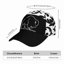 Load image into Gallery viewer, DCYG Buffaloes Curved Brim Baseball Cap (AOP)
