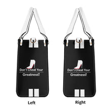 Load image into Gallery viewer, DCYG White Red Bottoms &amp; Black Multiple Sizes Upgraded Luxury Women PU Leather Handbag
