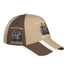Load image into Gallery viewer, Ancestors Family, Black, White Logo &amp; Brown, Tan ,White Curved Brim Baseball Cap (AOP)
