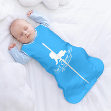 Load image into Gallery viewer, DCYG White logo &amp; Blue  Baby Breathable Sleeveless Sleeping Bag
