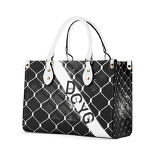 Load image into Gallery viewer, 45 Dgr Black Logo &amp; Black Screen Multiple Sizes Upgraded Luxury Women PU Leather Handbag

