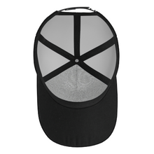 Load image into Gallery viewer, Ancestors Japanese White Logo Curved Brim Baseball Cap (AOP)

