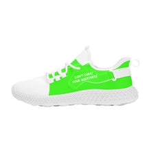 Load image into Gallery viewer, DCYG White &amp; Neon Green NP5 Mesh Knit Shoes .Mens up to size 11 only
