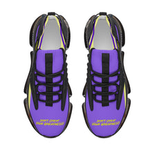 Load image into Gallery viewer, DCYG X2 Purple &amp; Gold, Air Max React Sneakers - Black
