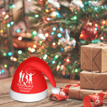 Load image into Gallery viewer, Black People Adult Plush Christmas Hat
