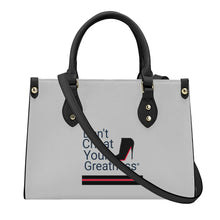 Load image into Gallery viewer, DCYG Black Red Bottoms &amp; Grey Luxury Women PU Tote Bag - Black
