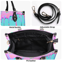 Load image into Gallery viewer, DRIP Pink,Turquoise &amp; Turquoise Multiple Sizes Upgraded Luxury Women PU Leather Handbag
