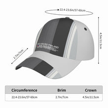 Load image into Gallery viewer, Ancestors Filipino White Logo, Flag &amp; Grey , White  Curved Brim Baseball Cap (AOP)
