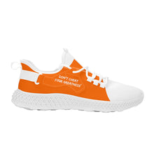 Load image into Gallery viewer, DCYG White &amp; Neon Orange NP5 Mesh Knit Shoes Mens up to size 11 only
