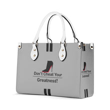 Load image into Gallery viewer, DCYG Black Red Bottoms &amp; Grey Multiple Sizes Upgraded Luxury Women PU Leather Handbag
