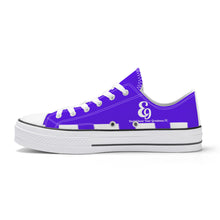 Load image into Gallery viewer, E9 Edition Unisex Classic Low Top Canvas Shoes - White
