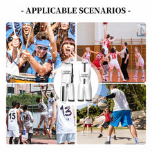 Load image into Gallery viewer, Ancestors Korean, Black Logo &amp; Black and White Stripes Men’s Basketball Uniform Jersey Set
