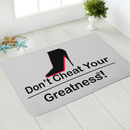 DCYG Black Red Bottoms  & Grey Doormats