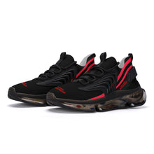Load image into Gallery viewer, DCYG X2 Black &amp; Red Air Max React Sneakers - Black
