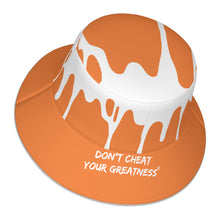 Load image into Gallery viewer, DCYG 24 DRIP White &amp; Orange Bucket Hat
