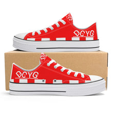 Load image into Gallery viewer, DCYG Xclusive Unisex Classic Low Top Canvas Shoes - White
