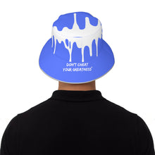 Load image into Gallery viewer, DCYG 24 DRIP  White &amp; Blue Bucket Hat
