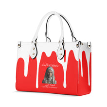 Load image into Gallery viewer, Ancestors, Muslim, White Logo, White Drip &amp; Red Multiple Sizes Upgraded Luxury Women PU Leat

