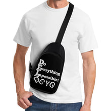 Load image into Gallery viewer, DCYG DEI 24 White &amp; Black  Chest Bag
