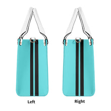 Load image into Gallery viewer, Ancestors Muslim, Female,Black Logo &amp; Teal Multiple Sizes Upgraded Luxury Women PU Leather Handbag
