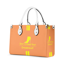 Load image into Gallery viewer, DCYG Yellow Red Bottoms &amp; Orange Multiple Sizes Upgraded Luxury Women PU Leather Handbag
