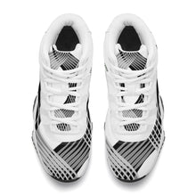 Load image into Gallery viewer, Ancestors Native, Black Logo, High Top Air Retro Sneakers - White
