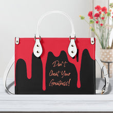 Load image into Gallery viewer, DRIP Orange CR Logo &amp; Black Multiple Sizes Upgraded Luxury Women PU Leather Handbag
