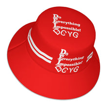 Load image into Gallery viewer, DCYG DEI 24 White &amp; Red Bucket Hat

