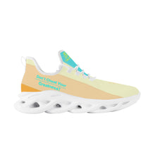 Load image into Gallery viewer, DCYG Get Racks Yellow, Orange , Teal 2nd Edition B Flex Control Sneaker - White
