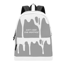 Load image into Gallery viewer, DCYG DRIP NX White &amp; Grey Cotton Backpack
