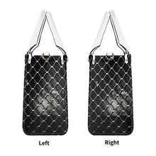Load image into Gallery viewer, 45 Dgr Black Logo &amp; Black Screen Multiple Sizes Upgraded Luxury Women PU Leather Handbag
