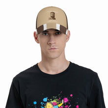 Load image into Gallery viewer, Ancestors Muslim, Male, White Logo &amp;Tan,  Brown, Curved Brim Baseball Cap (AOP)
